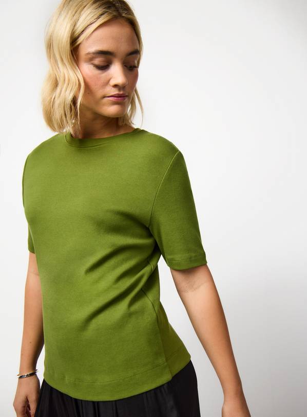 Mid Green Pure Cotton Ultimate T-Shirt 12